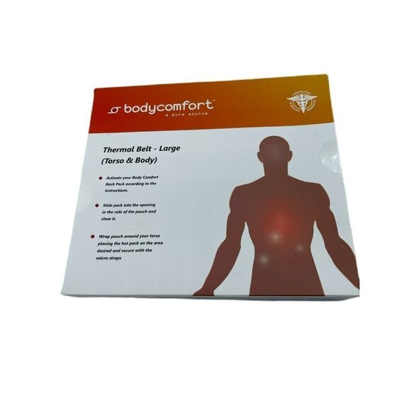 BODY COMFORT Thermal Belt Torso Body Size Hot L Wrap Deep Heating Muscle Relax - Picture 2 of 2
